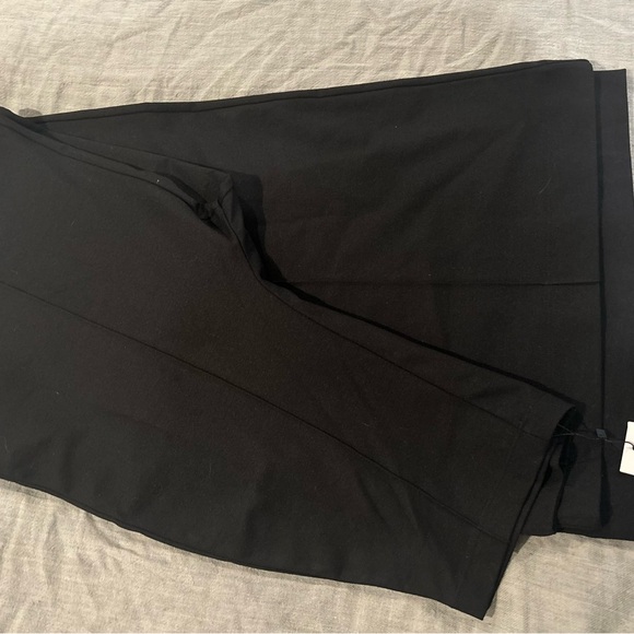 Ripley Rader Ponte Knit Black Wide Leg Pants- Full length - Picture 3 of 7